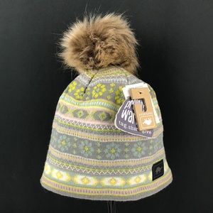Turtlefur, Beanie with Pom Pom. Multiple Colors. NWT.